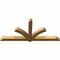 Ekena Millwork Redmond Rough Sawn Timber Gable Bracket, Western Red Cedar, 108"W x 49"H x 6"D x 6"F, 11/12 Pitch GBW108X49X0606RED00RWR - alternate 3